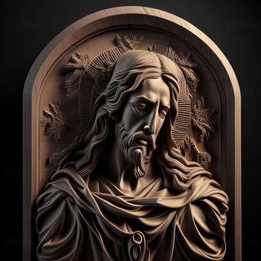 3D model jesus (STL)